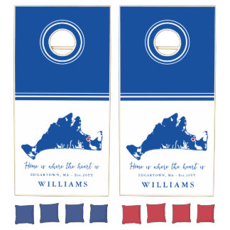 Martha's Vineyard Housewarming Gift Edgartown Corn Cornhole Set