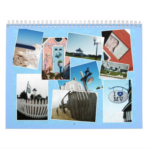 Martha s Vineyard Island Color Calendar Zazzle