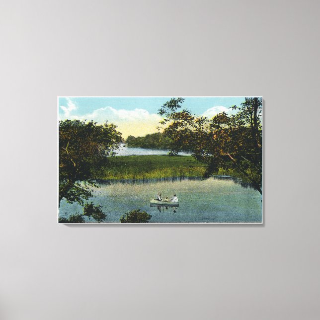 Martha's Vineyard, Lake Tashmoo Scene Canvas Print (Front)