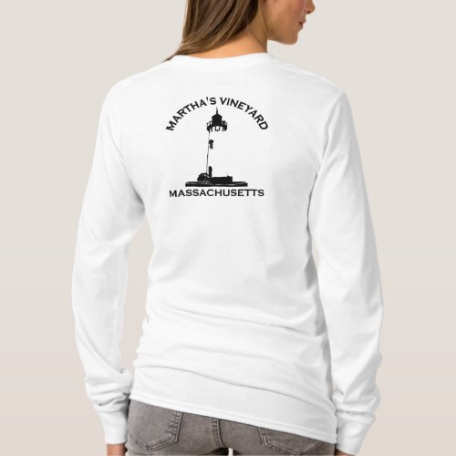 Marthas Vineyard Lighthouse Design T_Shirt