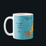 Martha's Vineyard  Map Mug<br><div class="desc">Terrific vintage map mug of Martha's Vineyard to personalize with your memory. Zazzle makes it easy!  Or,  if you prefer,  you can delete the custom message for a more generic mug.</div>