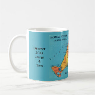Martha's Vineyard  Map Mug