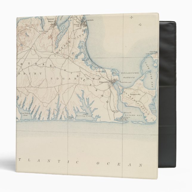 Martha's Vineyard, Massachusetts 3 Ring Binder (Front/Inside)