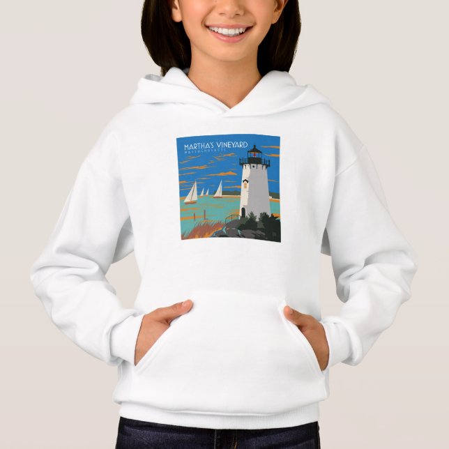 Martha's Vineyard, Massachusetts | Lighthouse Hoodie (Front)