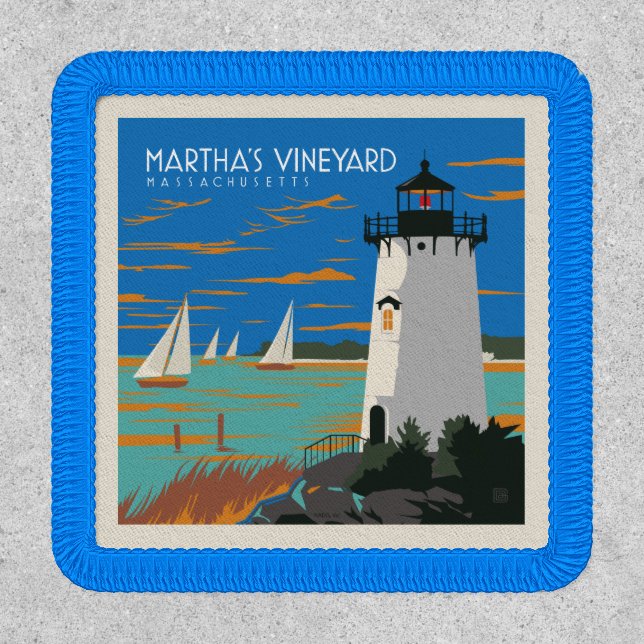 Martha's Vineyard, Massachusetts | Lighthouse Patch (Front)