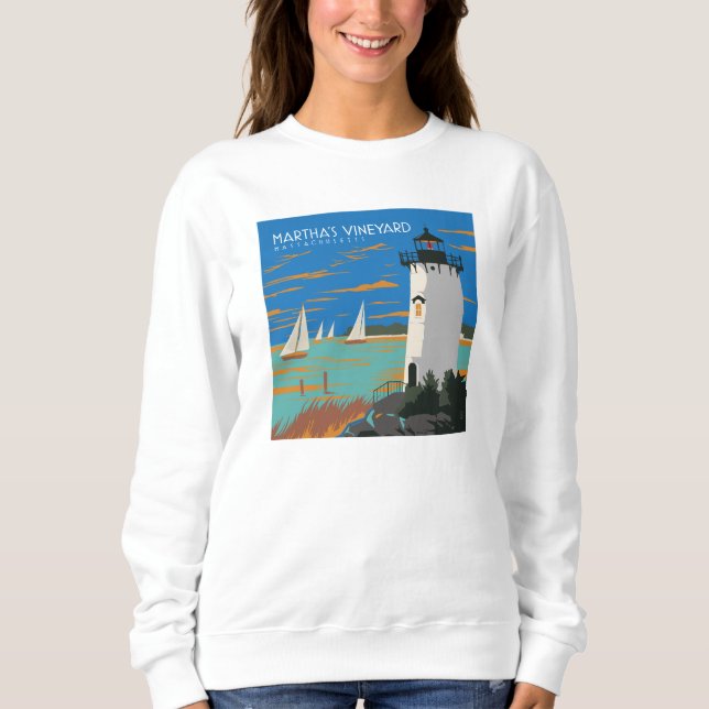 Martha's Vineyard, Massachusetts | Lighthouse Sweatshirt (Front)