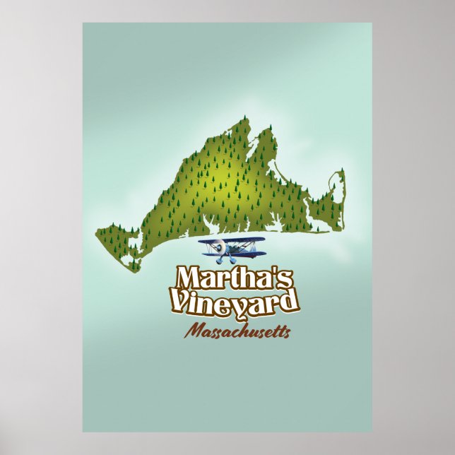 Martha's vineyard Massachusetts travel poster (Front)
