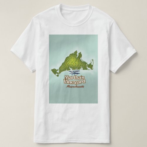 Marthas vineyard Massachusetts travel poster T_Shirt