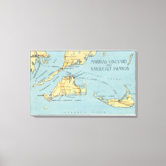 Martha's Vineyard & Nantucket Islands Canvas Print