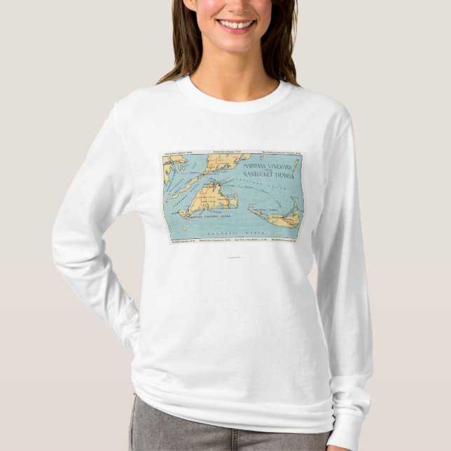 Martha's Vineyard & Nantucket Islands T-Shirt (Front)