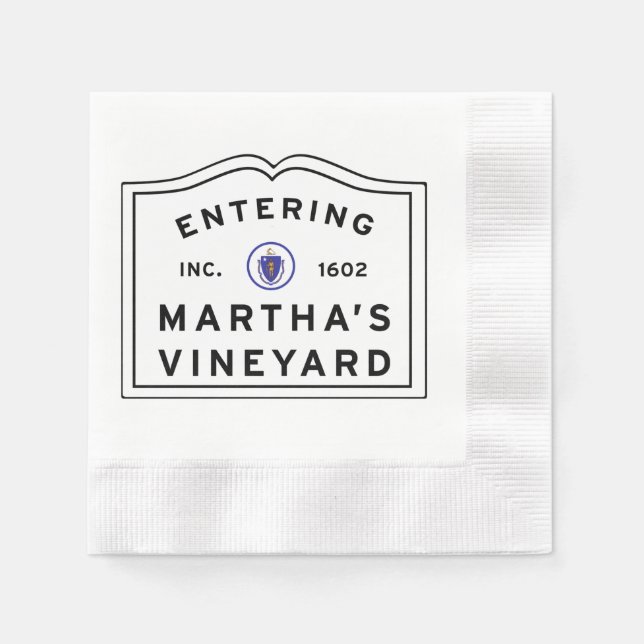 Martha's Vineyard Napkins (Front)
