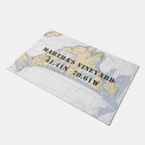 Marthas Vineyard Nautical Boating Doormat