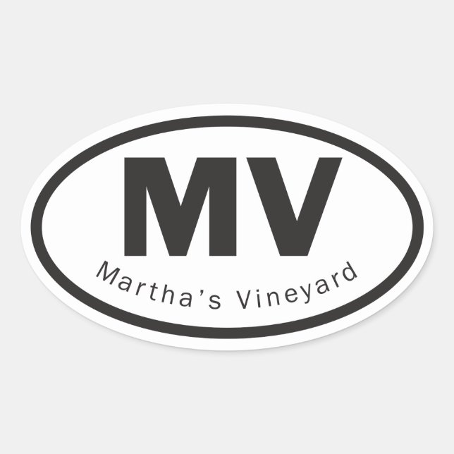 Martha's Vineyard sticker (Front)