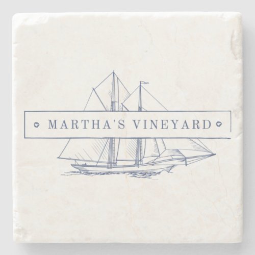Marthas Vineyard Stone Coaster