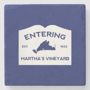 Martha's Vineyard Stone Coaster