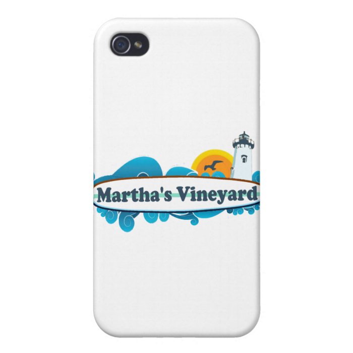 Martha's Vineyard "Surf" Design. iPhone 4 Covers