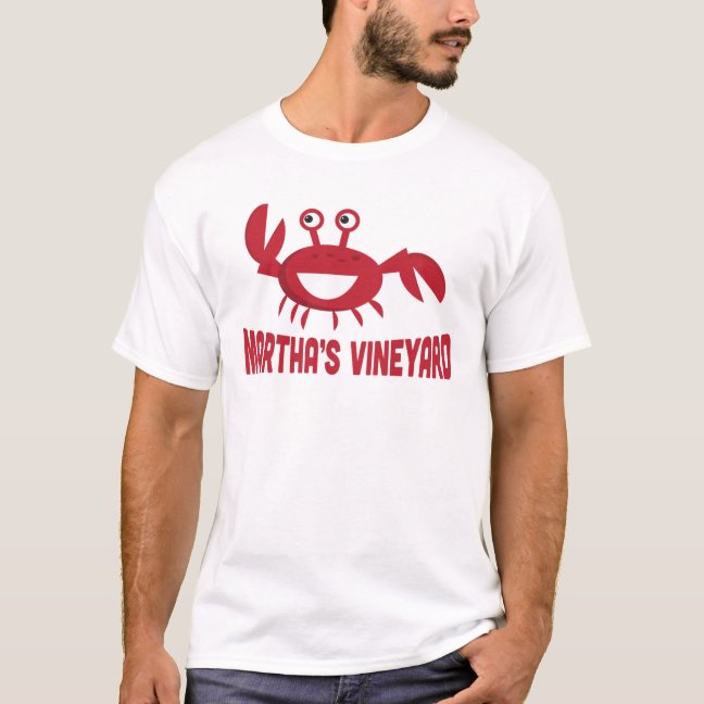 Martha’s Vineyard T-shirts – Funny Red Crab Graphic Tees