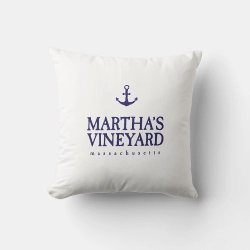 Marthas Vineyard Throw Pillow