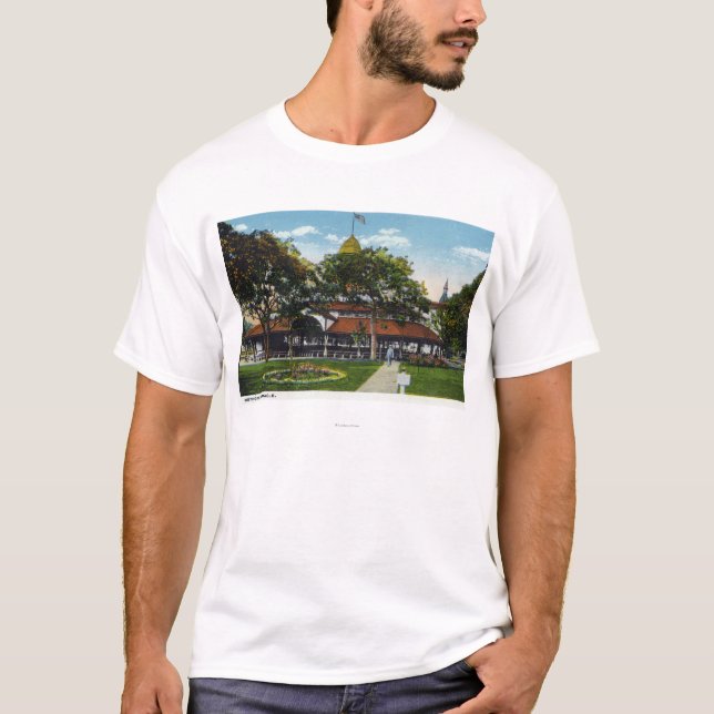 Martha's Vineyard, View of Methodist T-Shirt (Front)