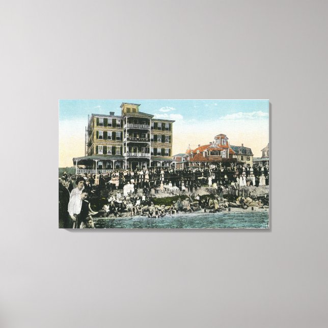 Martha's Vineyard, View of Sea View Avenue Canvas Print (Front)