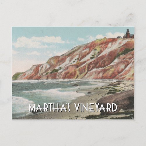 Marthas Vineyard vintage Postcard