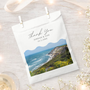 Martha's Vineyard Wedding Beach Photo Favor Bag
