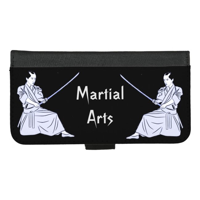 Martial Art Kendo Judo iPhone 8/7 Plus Wallet Case