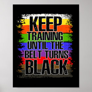 Martial Artist Black Belt - Tae Kwon Do - Karate Poster