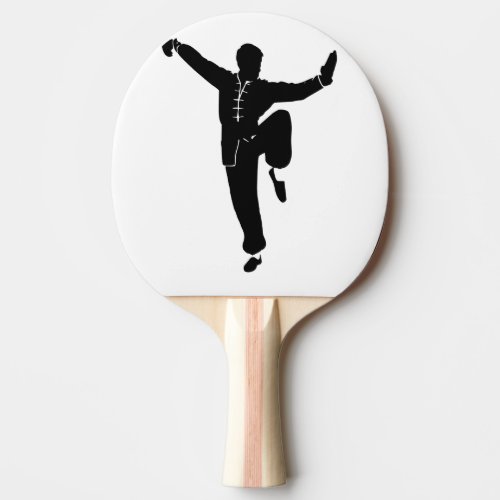 Martial Artists _ Choose background color Ping Pong Paddle