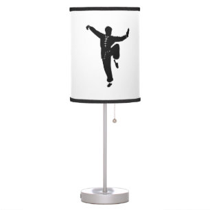 Martial Artists - Choose background color Table Lamp