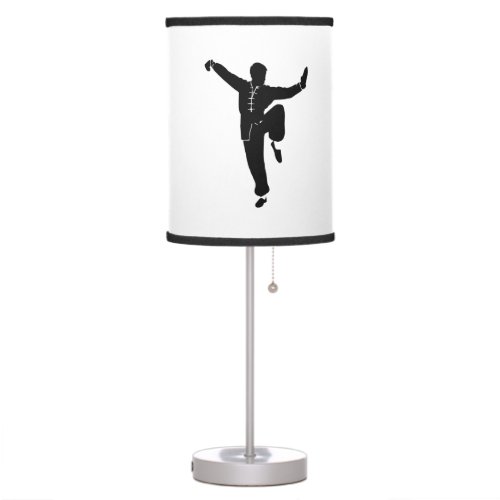 Martial Artists _ Choose background color Table Lamp