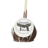 Martial Arts 1st Degree Black Belt Cake Pops (Front)