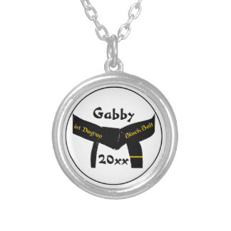 Martial Arts 1st Degree Black Belt Necklace