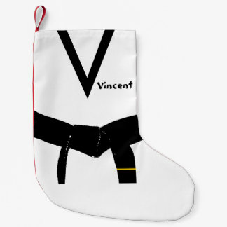 Martial Arts 1st Degree Black Belt Small Christmas Stocking