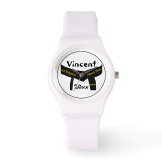 Martial Arts 1st Degree Black Belt Watch