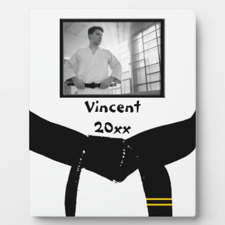 Martial Arts 2nd Degree Black Belt Photo Keepsake Plaque