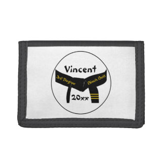 Martial Arts 3rd Degree Black Belt Tri-fold Wallet