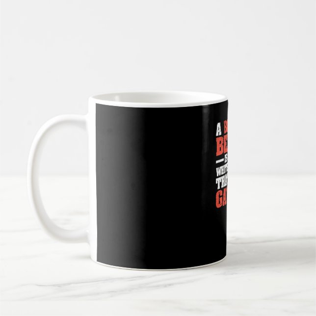 Martial Arts A black belt is a white Coffee Mug (Left)