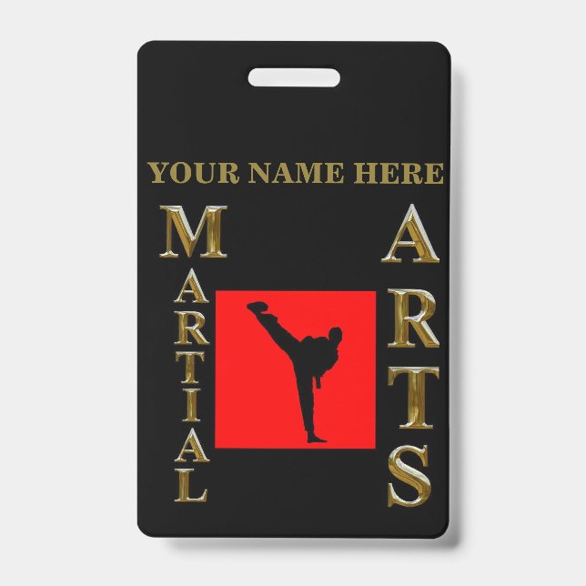 MARTIAL ARTS BADGE (Front)