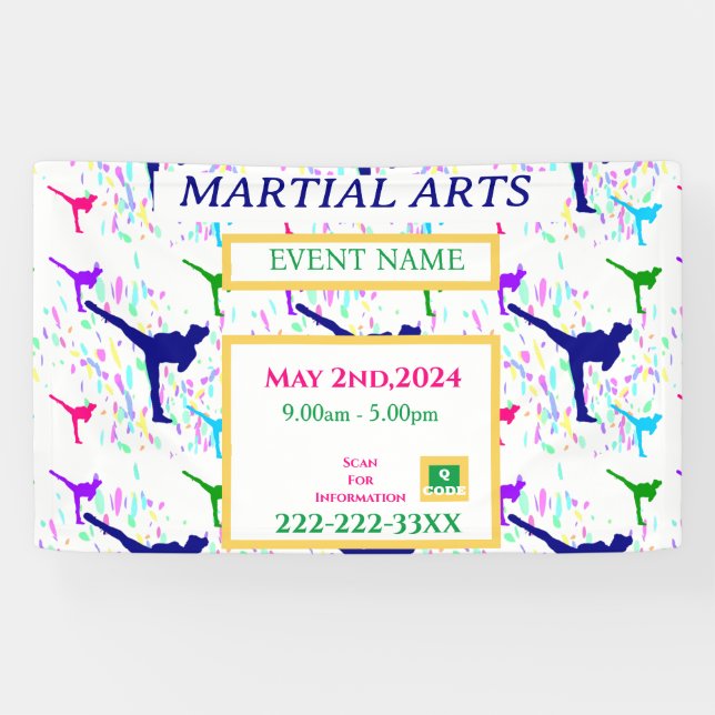 MARTIAL ARTS  BANNER (Horizontal)
