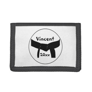 Martial Arts Basic Black Belt Wallet