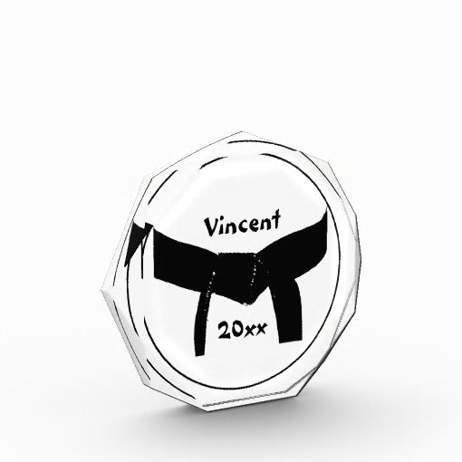 Martial Arts Black Belt Award Zazzle