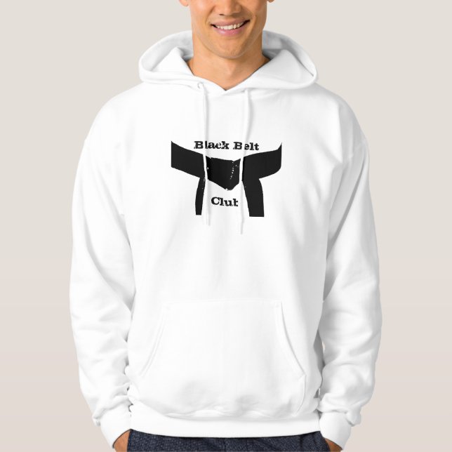 Martial Arts Black Belt Club Hoodie (Front)
