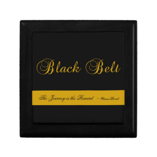 Martial Arts Black Belt Journey Keepsake Box