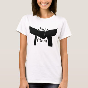 Martial Arts Black Belt Judo Mom T-Shirt
