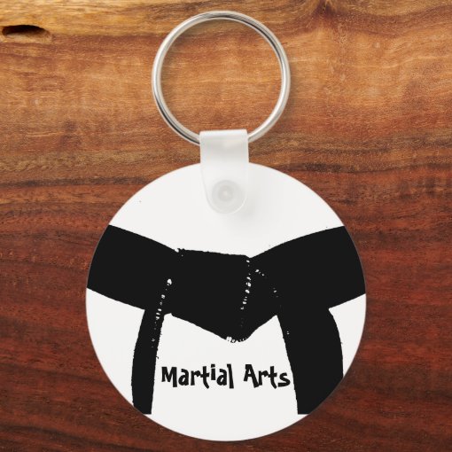 Martial Arts Black Belt Keychain Zazzle