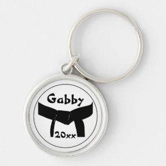 Martial Arts Black Belt Keychain