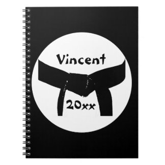 Martial Arts Black Belt Notebook
