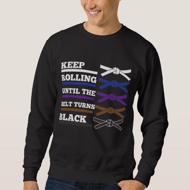 Martial Arts Black Belt Rankings TaeKwonDo Karate Sweatshirt (Front)