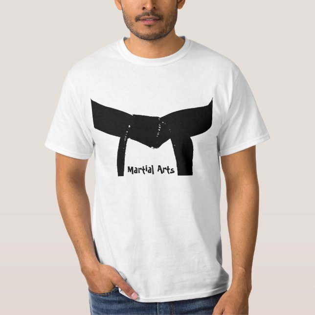 Martial Arts Black Belt T-Shirt (Front)